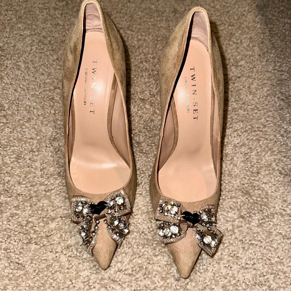 TWIN-SET Suede Pumps